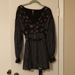 free people cottage core mini dress